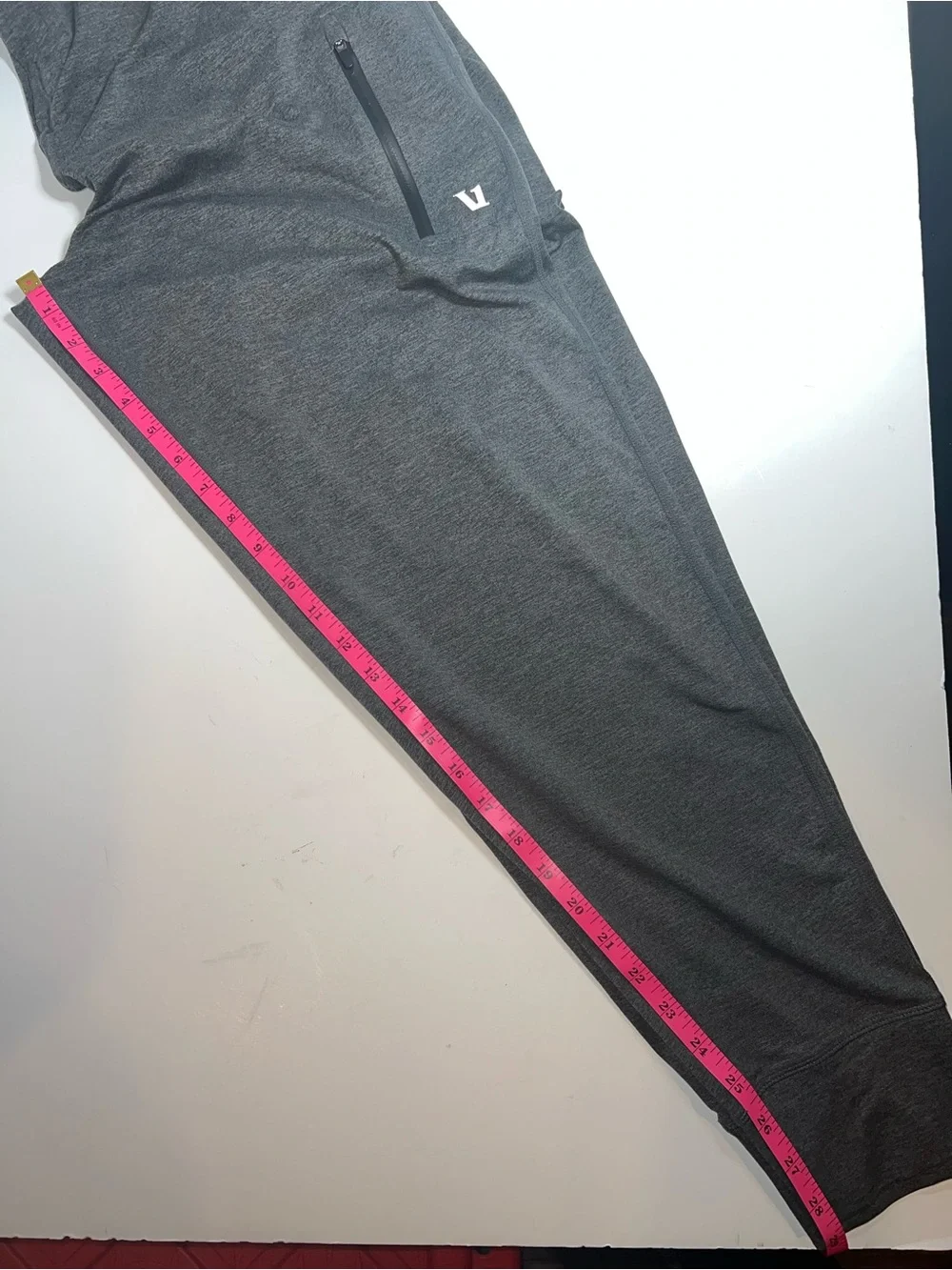 Vuori Men's Sunday Best Charcoal Gray Jogger Sweatpants with Zipper Pocket XXL